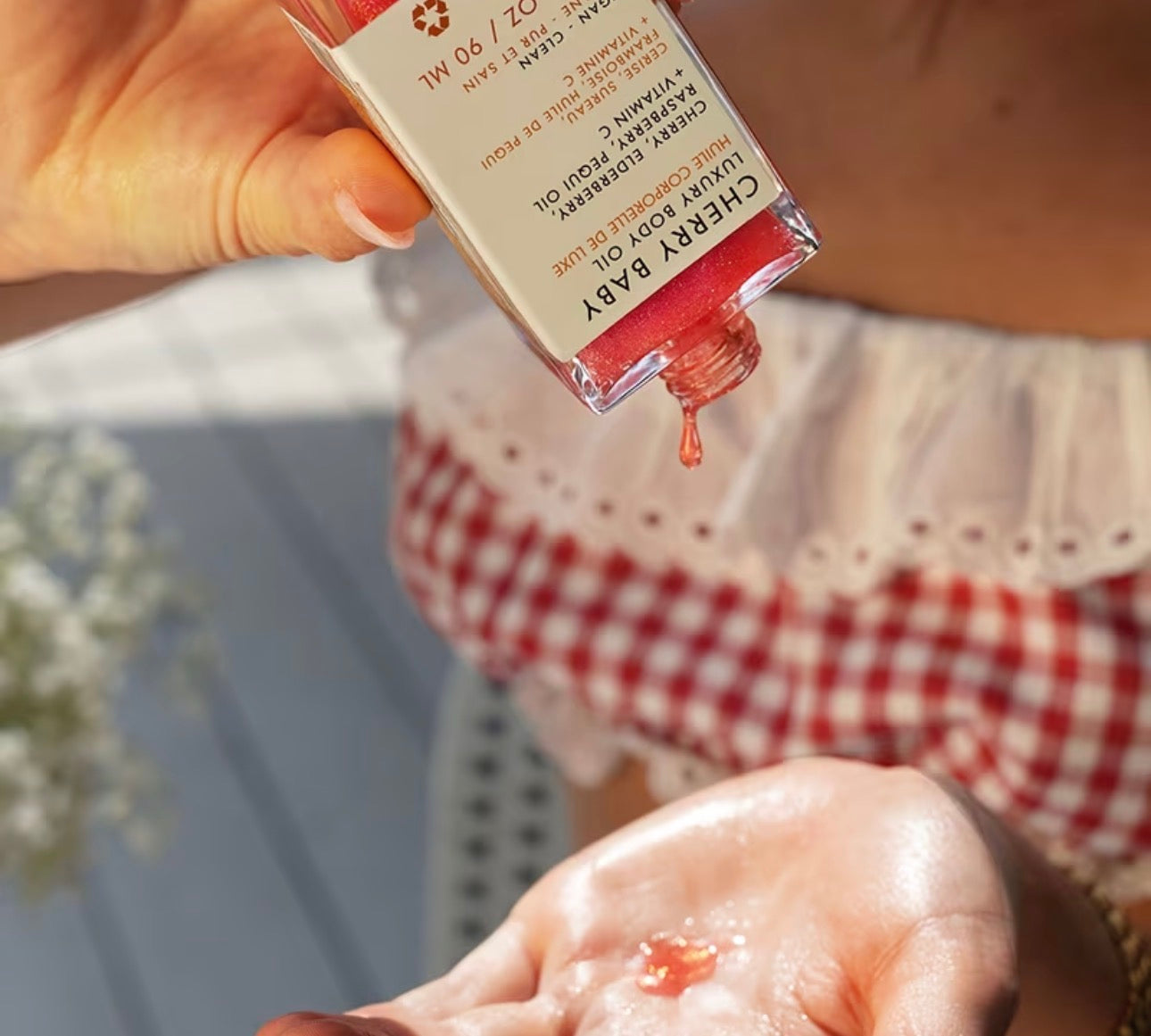 Cherry Baby – Huile Scintillante Corps Effet Glow Rosé 90 ML