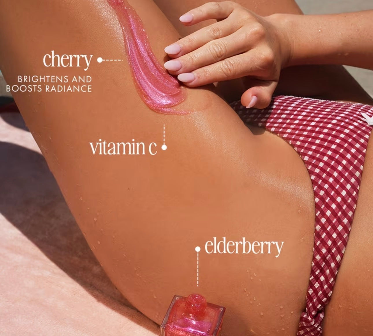 Cherry Baby – Huile Scintillante Corps Effet Glow Rosé 90 ML