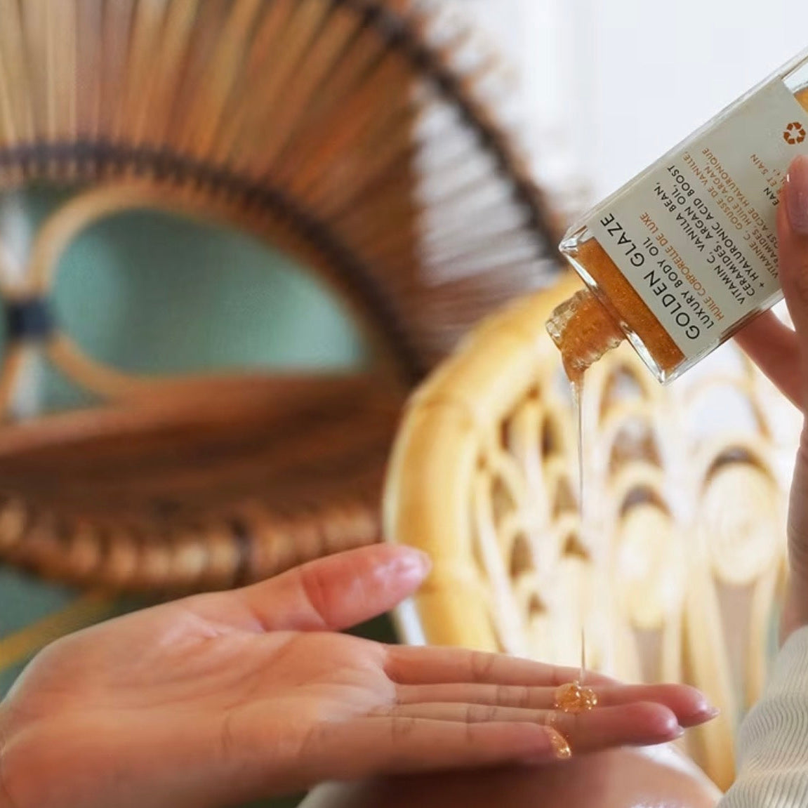 Golden Glaze – Huile Scintillante Corps à la Vanille